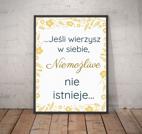 Obrazy Z Napisami, Nowoczesne A4, Dużo Wzorów