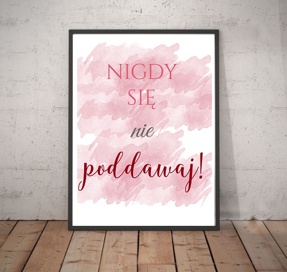 Obrazy Z Napisami, Nowoczesne A4, Dużo Wzorów 3