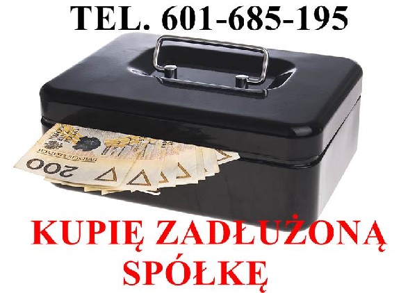 Kupię Zadłużoną Spółkę/jdg/299/586 K.s.h. Kontrole Zus/ukc/uks/kas/jpk