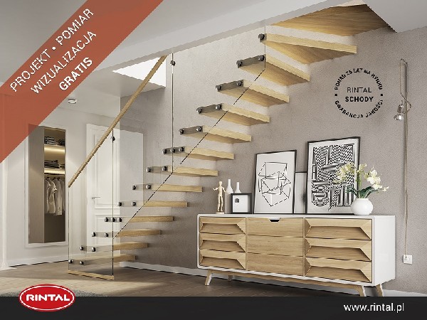 Rintal Polska, wiodący producent SCHODÓW do wnętrz oferuje swoim Klientom DARMOWE USŁUGI! Pomiar, projekt oraz fotorealistyczna wizualizacja we wnętrzu GRATIS! Szczegóły oraz wzbogacona o nowe modele schodów oferta Rintal dostępna jest na naszej STRONIE INTERNETOWEJ www.rintal.plNasi doradcy są do dyspozycji na terenie całego kraju. Umów się na BEZPŁATNY POMIAR !?www.rintal.pl k.prabucka@rintal.pl+48 58 532 42 55