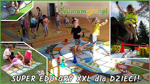 Mega Wielkie Gry Dla Dzieci Do Skakania I Edu Zabawy Super Gry Xxl 3