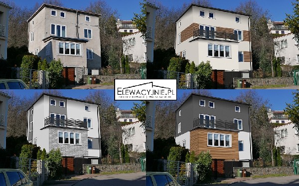 Projekt Elewacji Na Zdjęciach / Wizualizacje 3d