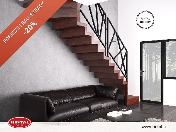 Schody Rintal W Październiku Poręcze I Balustrady -20% 2