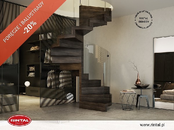 Schody Rintal W Październiku Poręcze I Balustrady -20% 3