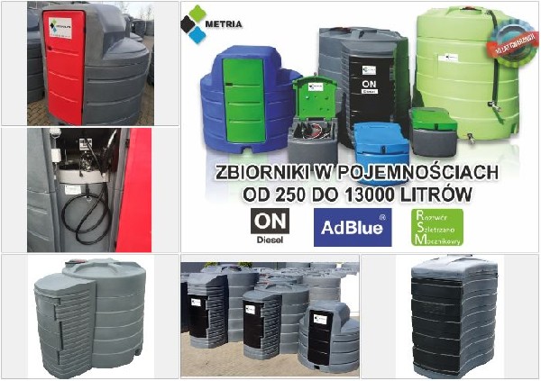 Zbiornik Na Paliwo Paliwa 1500 , 2500, Mobilny 5000, Olej Napędowy, Dwupłaszczowy