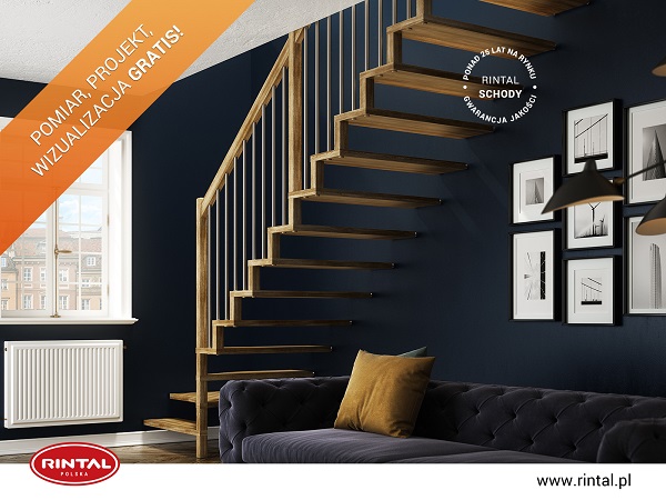 Zanim wymarzony model schodów zamontowany zostanie w domach, musi być odpowiednio zmierzony, zaprojektowany, zaakceptowany, a następnie precyzyjnie wykonany. Te kroki są możliwe dzięki POMIAROWI, PROJEKTOWI oraz fotorealistycznej WIZUALIZACJI. To wszystko Rintal Polska daje w prezencie! Umów się na bezpłatny pomiar, a my wykonamy projekt na miarę Twoich potrzeb, a następnie zaprezentujemy go na personalizowanej wizualizacji stworzonej w oparciu o Twoje wnętrze.Szczegóły oraz wzbogacona o nowe modele schodów oferta Rintal dostępna jest na stronie www.rintal.pl. Nasi doradcy są do dyspozycji na terenie całego kraju. www.rintal.pl e-mail: k.prabucka@rintal.pltel. Dział Handlowy: +48 58 532 42 55