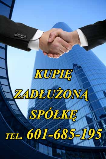 Skup i sprzedaż Spółek, Jednoosobowych Działalności Gospodarczych, zadłużonych nieruchomości. Optymalizacja Spółek oraz JDG w kontekście antywindykacji/ obrony przed artykułem 299.K.s.h. Skuteczne Blokowanie powództwa o zapłatę wytoczonego Spółce przez wierzycieli, celem ochrony Zarządu przed skutkami art. 299 K.s.h. także w trakcie postępowania komorniczego, windykacyjnego, oraz upadłości. Może interesuje Cię zakup gotowej Spółki lub proces rejestracji? Doradztwo Kryzysowe i Restrukturyzacyjne w Zakresie Ochrony Członków Zarządu. Ochrona majątku poprzez optymalizację procesu rejestracji Spółki. Ograniczenie ryzyka skutków działań przed i pokontrolnych. Odtwarzanie dokumentacji Spółek/JDG przez nowo powołany Zarząd zgodnie z Ustawą o Rachunkowości/Ordynacją podatkową. Skup Spółek z zagubioną dokumentacją, zagubionymi leasingami, zagubioną gotówką w kasie. Zgodna z przepisami prawa RP oraz UE obsługa nieujawnienia danych Beneficjenta Rzeczywistego w Spółkach. Likwidacja Spółki/JDG poprzez konwersję udziałów na rzecz podmiotu zagranicznego. Skuteczne przenoszenie/ochrona nieruchomości obciążonych hipoteką, także przymusową. Doradztwo w zakresie artykułu 299 i innych Kodeksu Spółek Handlowych. Zgodne z przepisami prawa skuteczne