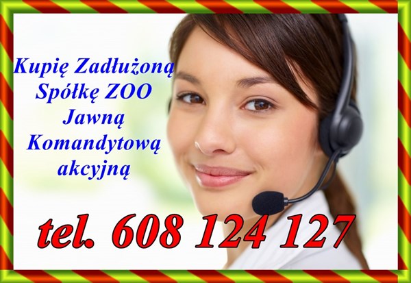 Skupujemy Spółki pomagamy w występowaniu jako zarząd kryzysowy w sytuacjach, kiedy obecny zarząd nie jest wstanie udźwignąć ciężaru związanego z prowadzeniem spółki, jak również przy braku możliwości ogłoszenia upadłości ze względu na brak środków, na pokrycie postępowania upadłościowego. Ochronie przed konsekwencjami wynikającymi z art. 299 K.s.h, oraz art. 21 Prawa upadłościowego i naprawczego, a także art. 116 Ordynacji podatkowej, jak i również art. 586 K.s.h. Podjęcia się negocjacji z pracownikami i wierzycielami. Ostatecznie : Utworzenie na bazie przedsiębiorstwa w likwidacji nowego podmiotu, wykorzystującego potencjał obecnej spółki. Skuteczna pomoc w trakcie US/KAS/ZUS skuteczne 299 ksh Dysponujemy wieloletnim doświadczeniem w sprawach związanych z upadłościami spółek i osób prywatnych. We współpracy ze specjalistami realizuje kompleksową obsługę prawną Firm zapewniając najwyższy poziom świadczonych usług, zdając sobie sprawę, że jest to często walka o być, lub nie być, nie tylko przedsiębiorcy, ale również człowieka i jego rodziny. więc nie czekaj Oferujemy : czasowe przejęcie zarządu spółki z o.o. S.A prowadzenie zarządu przedsiębiorstwa na zlecenie. skup sprzedaż zadłużonych spółek z o.o. na polskim i europejskim rynku inwestycyjnym, ochronę majątku prywatnego w związku z prowadzoną działalnością gospodarczą i następnie częściowe oddłużenie w instytucjach Skarbu Państwa. Ochronę majątku prywatnego przed wierzycielami, ochrona majątku przedsiębiorstwa w sprawach spornych z instytucjami Skarbu Państwa. Wdrożenie procesu restrukturyzacyjnego spółki wiążącego się z przejęciem jej udziałów - co pozwala wprowadzić skuteczny plan naprawczy i zmienia relacje między wierzycielami a zarządem spółki, m.in. poprzez powołanie nowego zarządu. Oferujemy Natychmiastową Pomoc! NASZA PRZEWAGA to zespół współpracowników Praktyków z wieloletnim doświadczeniem w sprawach związanych z upadłościami Spółek i osób prywatnych. Skontaktuj się z nami : www.KancelariaPomocy.pl tel. 608-124-127 email: biuro@kancelariapomocy.pl