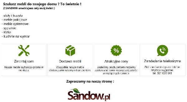 Sandow - Meble Do Twojego Domu