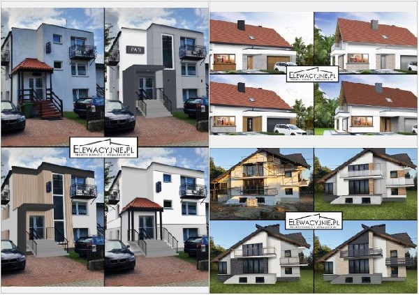 Projekt Elewacji, Wizualizacje 2d/3d, Koncepcje Przebudowy, Remont Domu