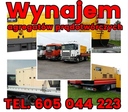 Wynajem Agregatów Prądotwórczych O Różnej Mocy