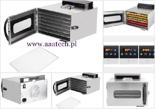 Suszarka Do Owoców Warzyw Ziół Grzybów 6 Półek