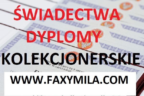 Wystawimy Dyplom Studiów Wyższych, Matura I Wpis Cke