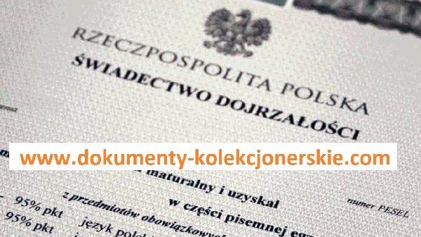 Legalna Matura Z Wpisem Do Cke I Oke