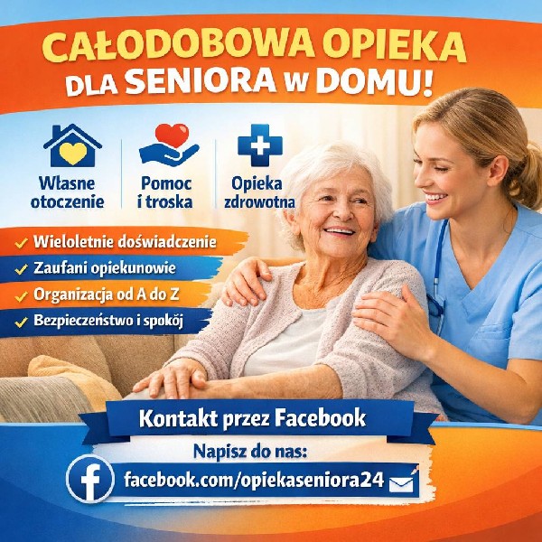 opieka nad seniorami, opieka domowa, opieka dla seniora