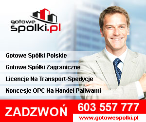 GOTOWE SPÓŁKI Z KONCESJAMI OPC
