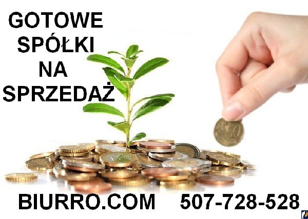 Sprzedam Gotową Czystą Spółkę